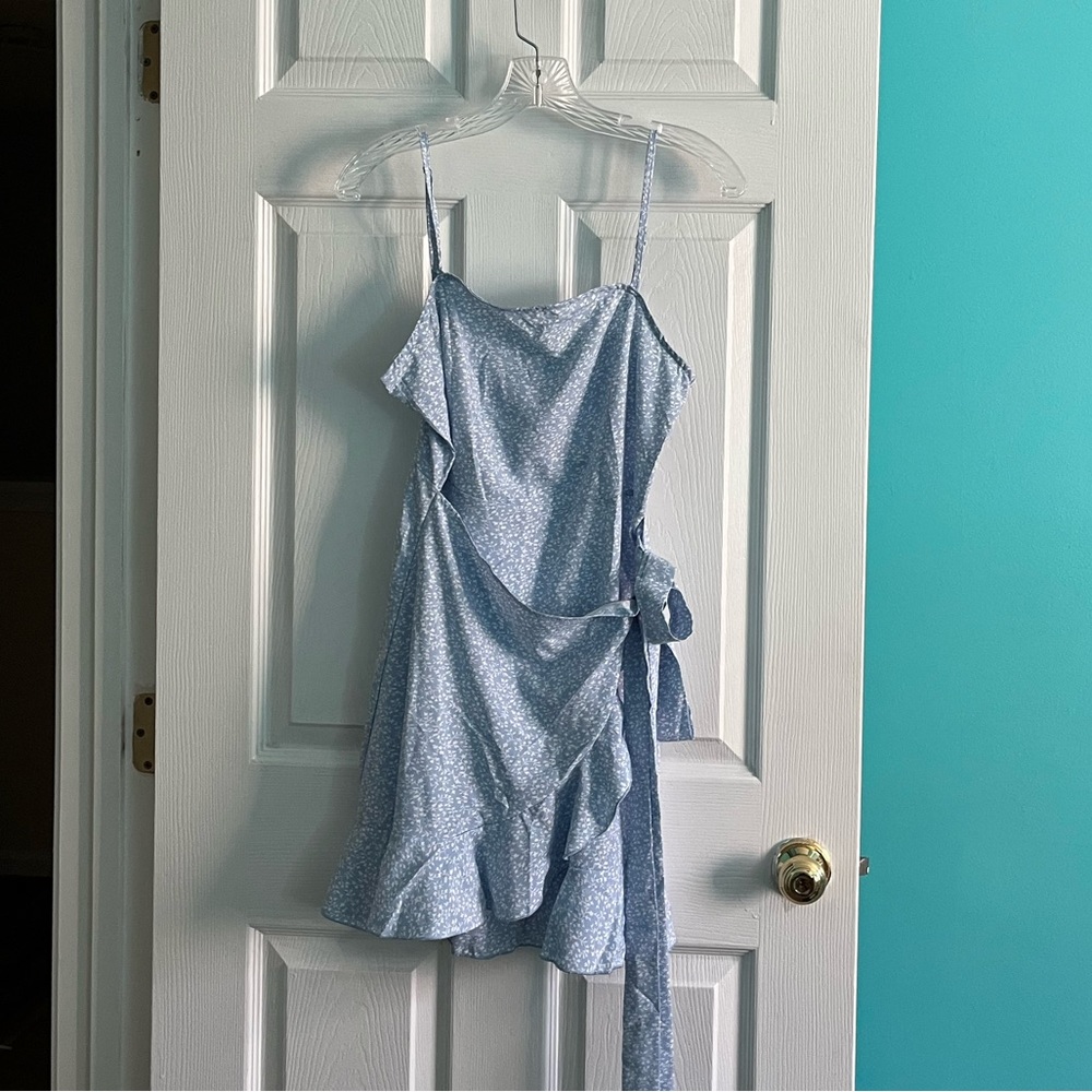 Shein Faux Wrap tie Sundress